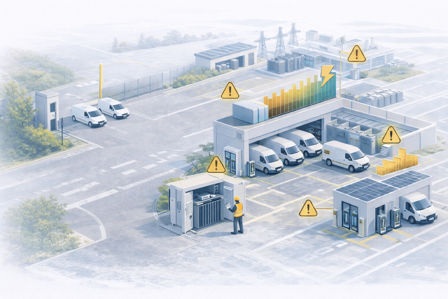 Infraestructura de carga para flotas